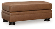 Carianna - Caramel - Ottoman - JaxCo Furniture