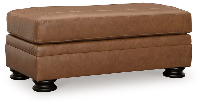 Carianna - Caramel - Ottoman - JaxCo Furniture