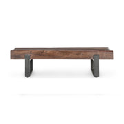Duarte - 58" Bench - Reclaimed Brown - JaxCo Furniture