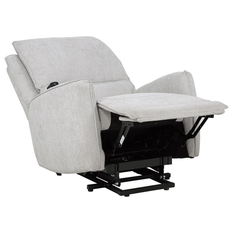 Sylmar - Chenille Upholstered Power Recliner - JaxCo Furniture