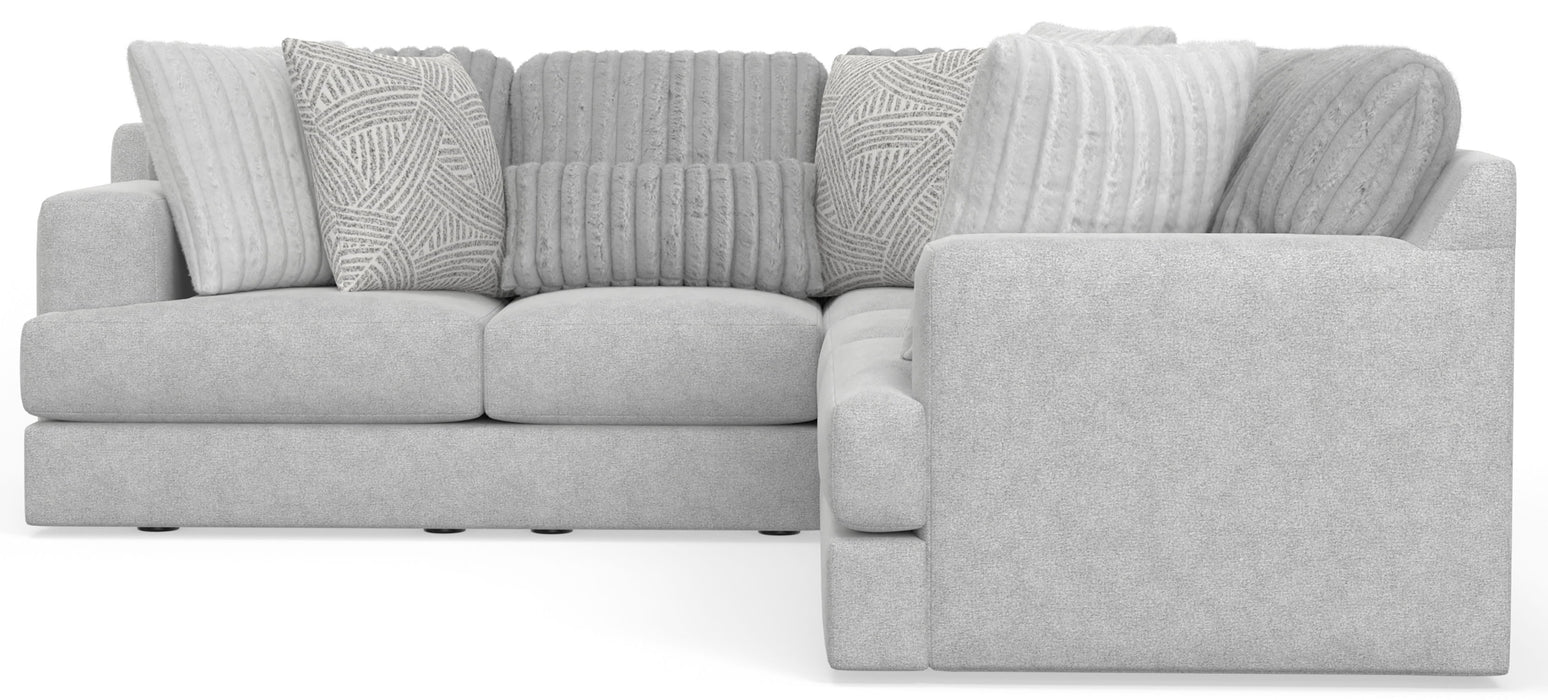 Logan - Sectional With Comfort Coil Seating And Included Accent Pillows - JaxCo Furniture