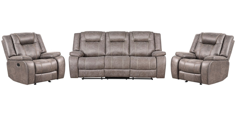 Blake - Manual Reclining Sofa Set - JaxCo Furniture