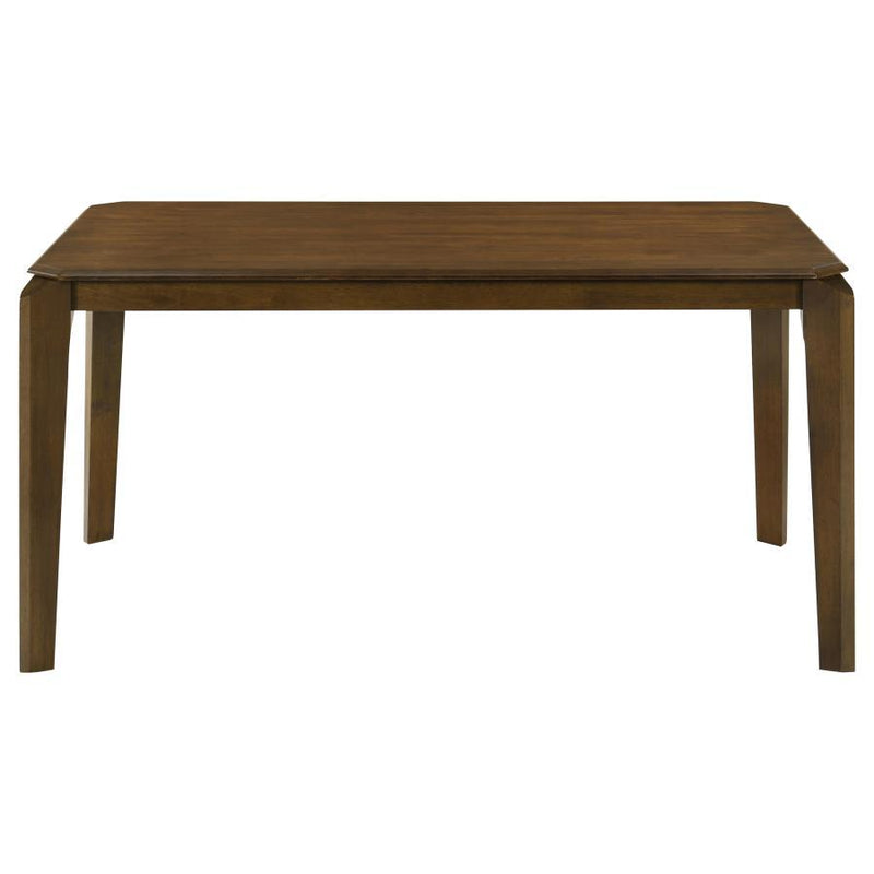 Almonte - Rectangular Wood Dining Table - Dark Brown - JaxCo Furniture
