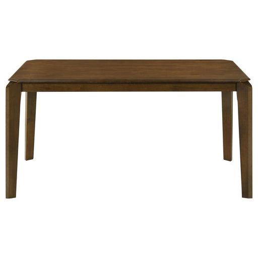 Almonte - Rectangular Wood Dining Table - Dark Brown - JaxCo Furniture
