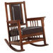 Ida - Upholstered Rocking Chair - Tobacco - JaxCo Furniture