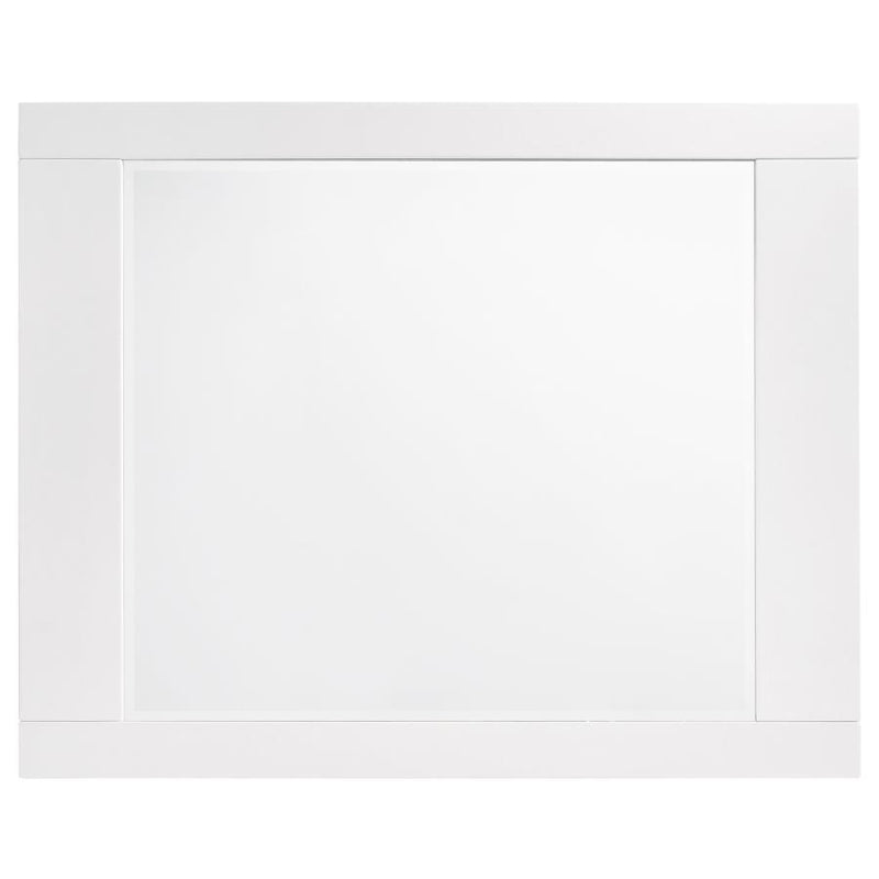 Felicity - Dresser Mirror - White High Gloss - JaxCo Furniture