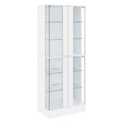 Cabra - 4-door LED Curio Display Cabinet - JaxCo Furniture