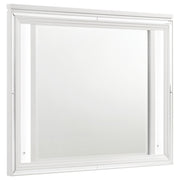 Marmore - LED Dresser Mirror - White - JaxCo Furniture