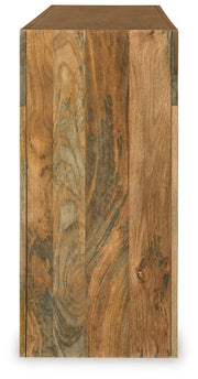 Luzmanacy - Natural Brown - Console Sofa Table - JaxCo Furniture