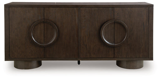 Veeda - Dark Brown - Accent Cabinet - JaxCo Furniture