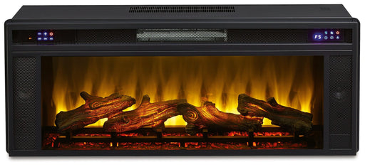 Entertainment - Black - Fireplace Insert - Rectangular - JaxCo Furniture