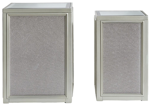 Traleena - Silver Finish - Nesting End Tables (Set of 2) - JaxCo Furniture