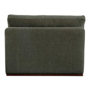 Rue - Slipper Chair - Deep Green - JaxCo Furniture