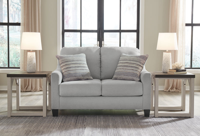 Adlai - Shadow - Loveseat - JaxCo Furniture