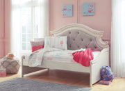 Realyn - Chipped White - Twin Day Bed with Storage - JaxCo Furniture