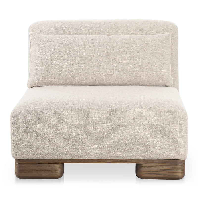 June - Slipper Chair - Oatmeal - JaxCo Furniture