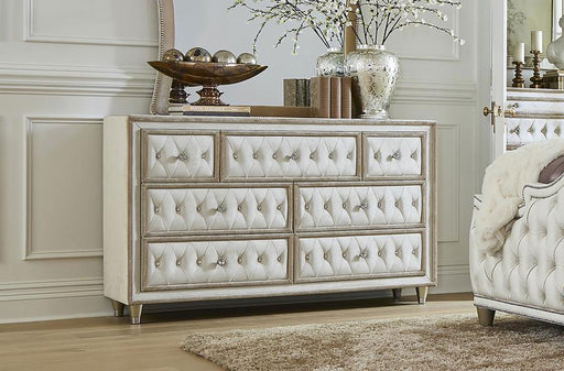 Antonella - 7-Drawer Upholstered Dresser - JaxCo Furniture