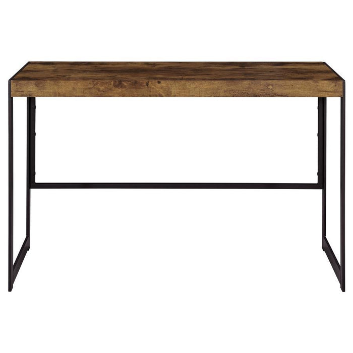 Estrella - Engineered Wood Writing Desk - Rustic Nutmeg - JaxCo Furniture