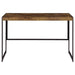 Estrella - Engineered Wood Writing Desk - Rustic Nutmeg - JaxCo Furniture