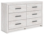 Cayboni - Whitewash - Six Drawer Dresser - JaxCo Furniture