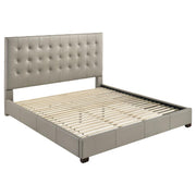 Medley - Genuine Leather Platform Bed - JaxCo Furniture
