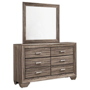 Kauffman - 6-Drawer Dresser with Mirror - JaxCo Furniture