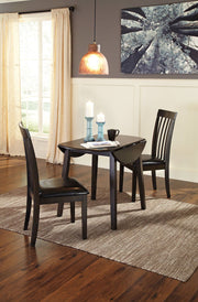 Hammis - Round Dining Drop Leaf Table Set - JaxCo Furniture