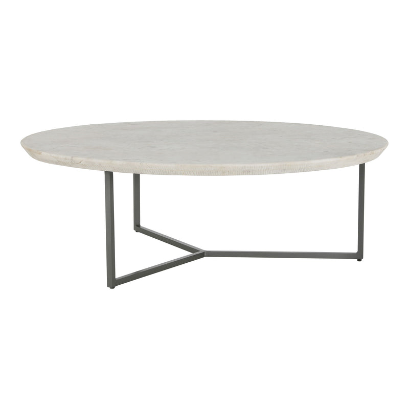 Chloe - Marble Coffee Table - White - JaxCo Furniture