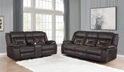 Greer - Upholstered Reclining Sofa Set - JaxCo Furniture