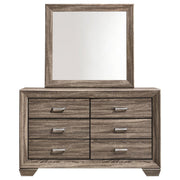 Kauffman - 6-Drawer Dresser with Mirror - JaxCo Furniture
