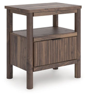 Pamytta - Brown - One Drawer Night Stand - JaxCo Furniture