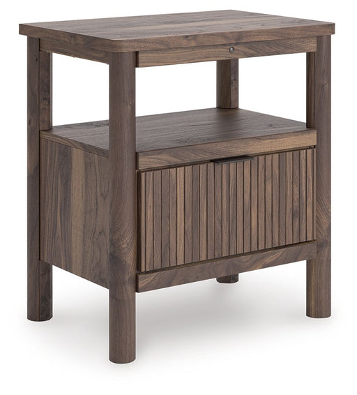 Pamytta - Brown - One Drawer Night Stand - JaxCo Furniture