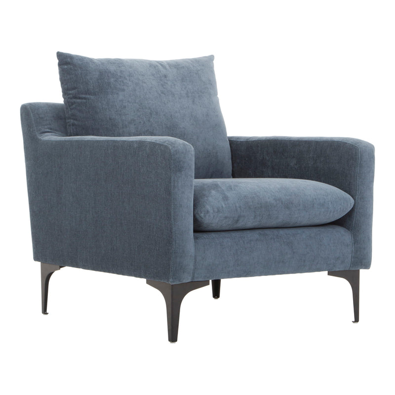 Paris - Armchair - Blue - JaxCo Furniture