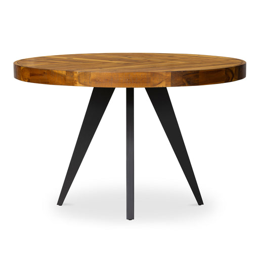 Parq - Round Dining Table - Brown - JaxCo Furniture