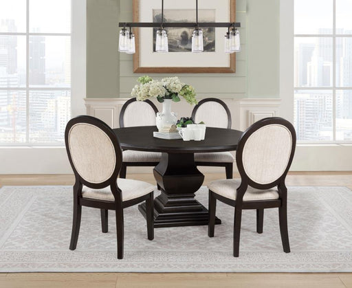Twyla - Round Wood Dining Room Table Set - JaxCo Furniture