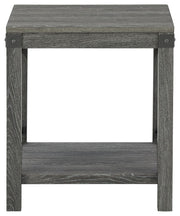 Freedan - Grayish Brown - Square End Table - JaxCo Furniture