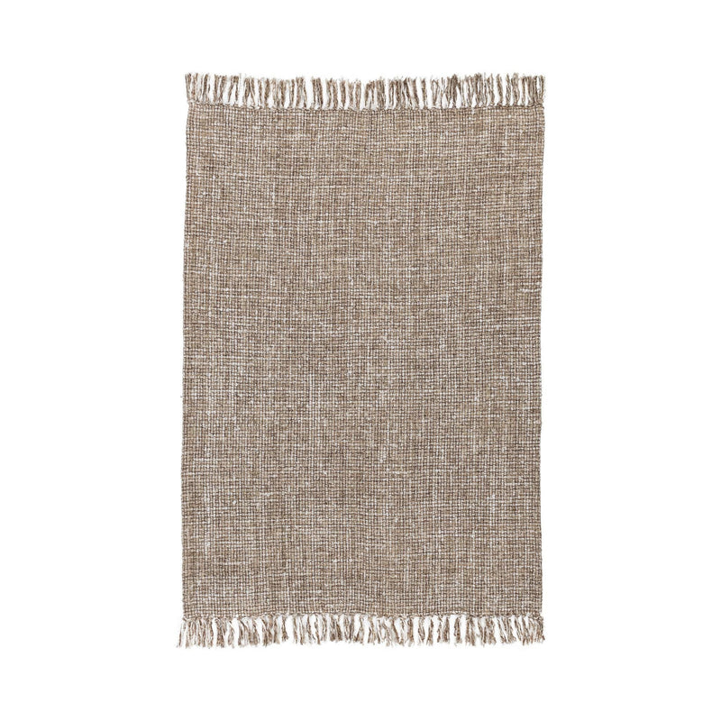 Throws - 50" x 70" TC Porter Throw - Natural / Ivory - JaxCo Furniture