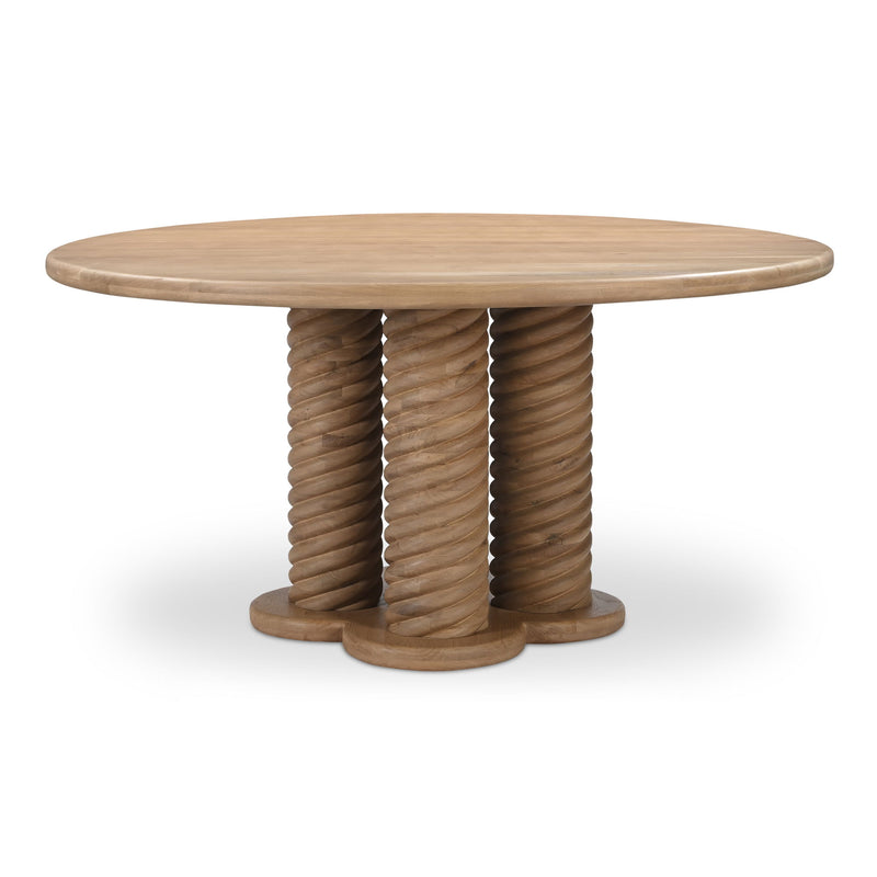 Treccia - Round Dining Table - Oak