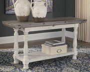 Havalance - Gray / White - Flip Top Sofa Table - JaxCo Furniture