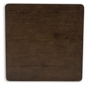 Veramond - Dark Brown - Square Cocktail Table - JaxCo Furniture