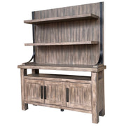 Lodge Dining - Buffet With Bar Hutch - Siltstone - JaxCo Furniture
