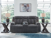 Observation - Steel - Double Reclining Power Loveseat With Console - JaxCo Furniture