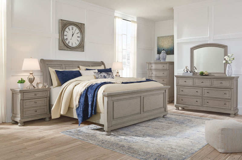 Lettner - Sleigh Bed Set - JaxCo Furniture