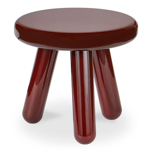 Joy - Accent Table - Dark Red - JaxCo Furniture