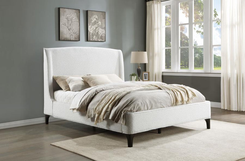 Mosby - Upholstered Wingback Bed - JaxCo Furniture