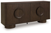 Veeda - Dark Brown - Accent Cabinet - JaxCo Furniture