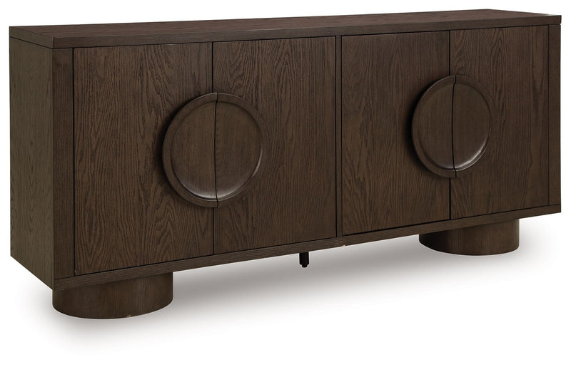Veeda - Dark Brown - Accent Cabinet - JaxCo Furniture