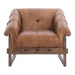 Bellos - Accent Chair - Dark Brown - JaxCo Furniture