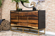 Zara - 2-Door Wood Accent Storage Cabinet - JaxCo Furniture
