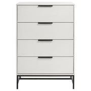 Sonora - 4-Drawer Bedroom Chest - White - JaxCo Furniture